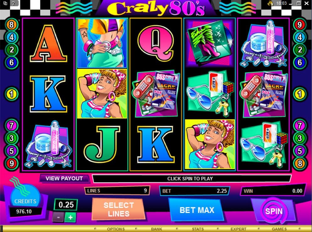 Crazy 80’s Slot Machine Games